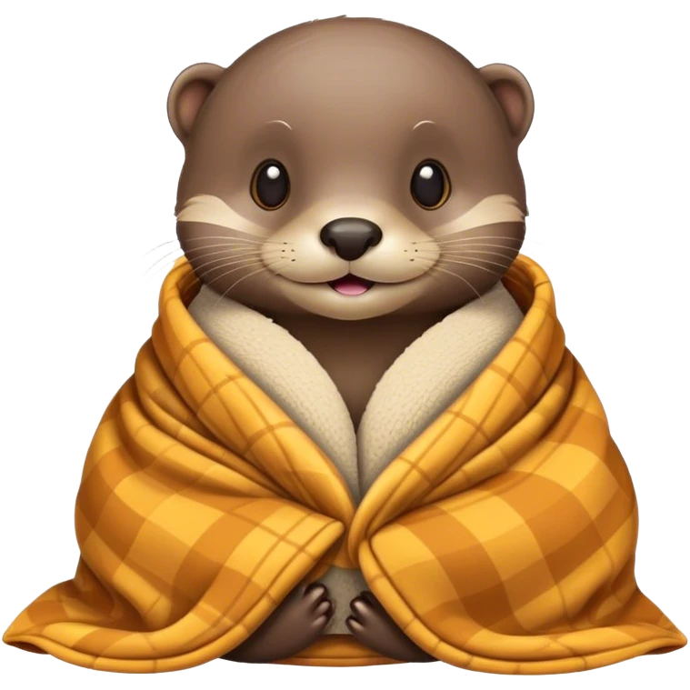 otter with blanket emoji