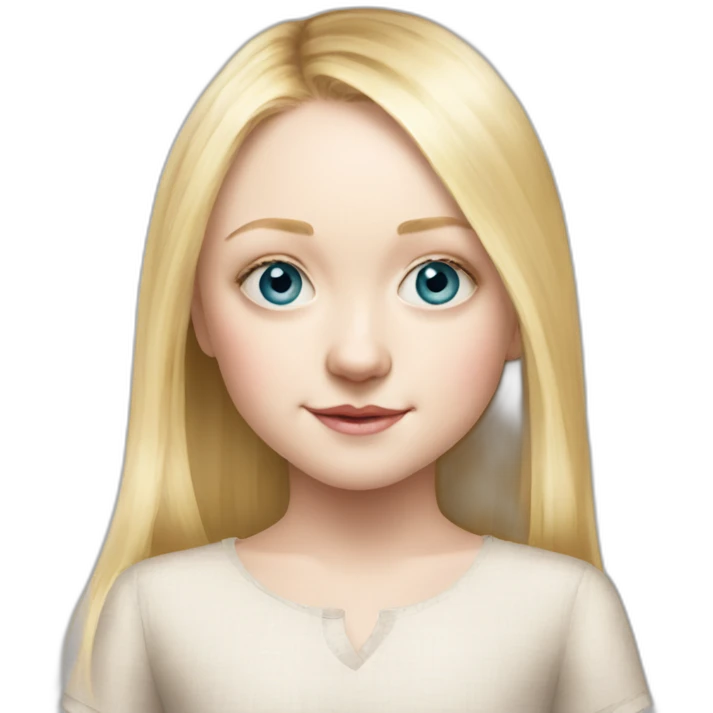 actress child dakota fanning emoji