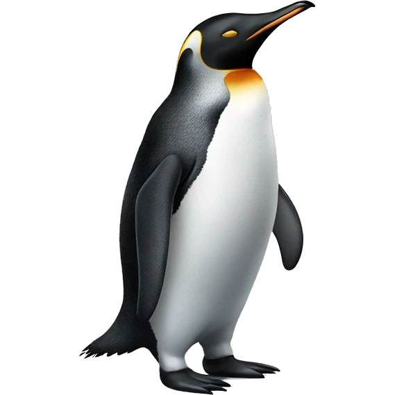 Penguin with skinny jeans emoji
