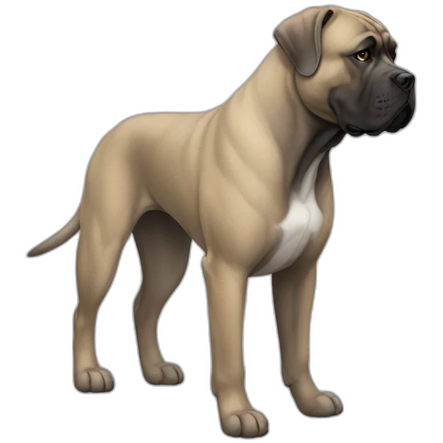 Cane Corso in profile emoji