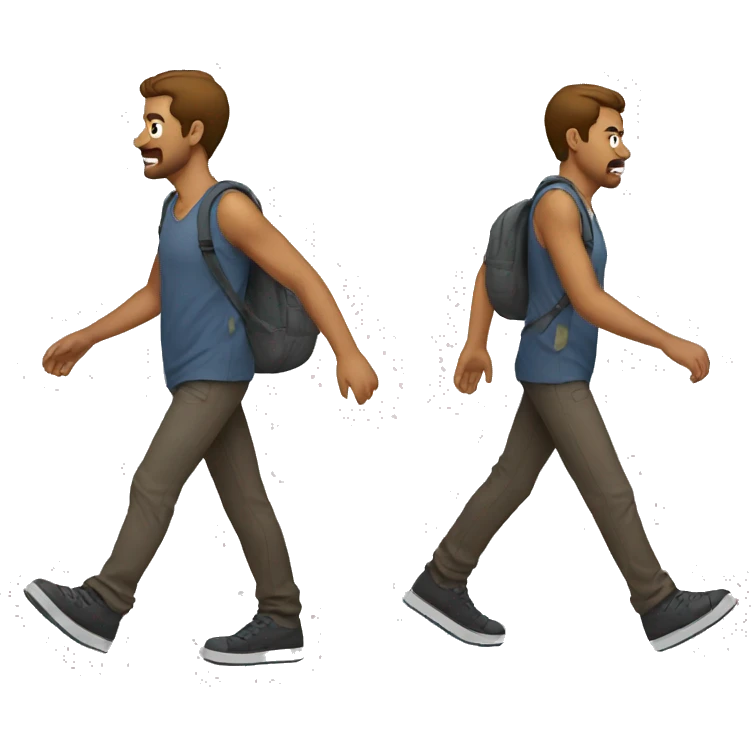 walking disaster  emoji