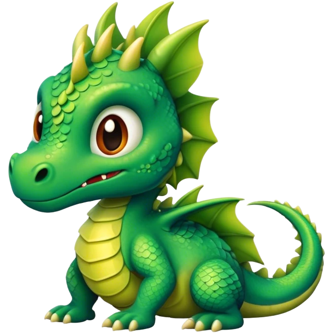 very cute dragon emoji