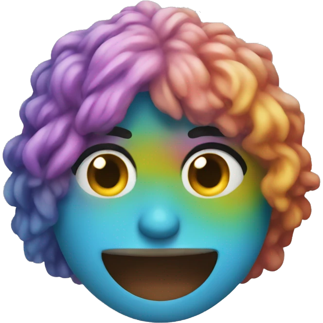 number one colourful emoji