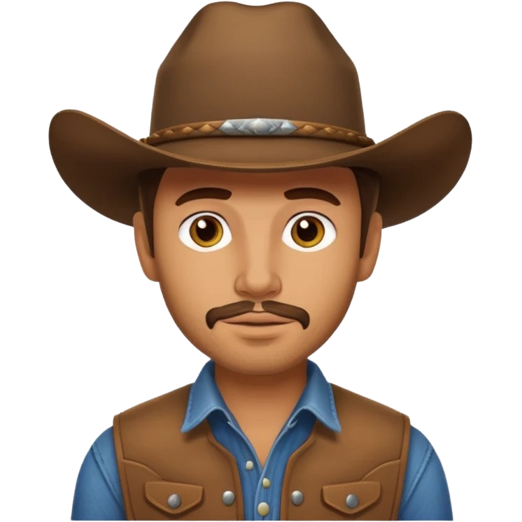 no hat cowboy  emoji