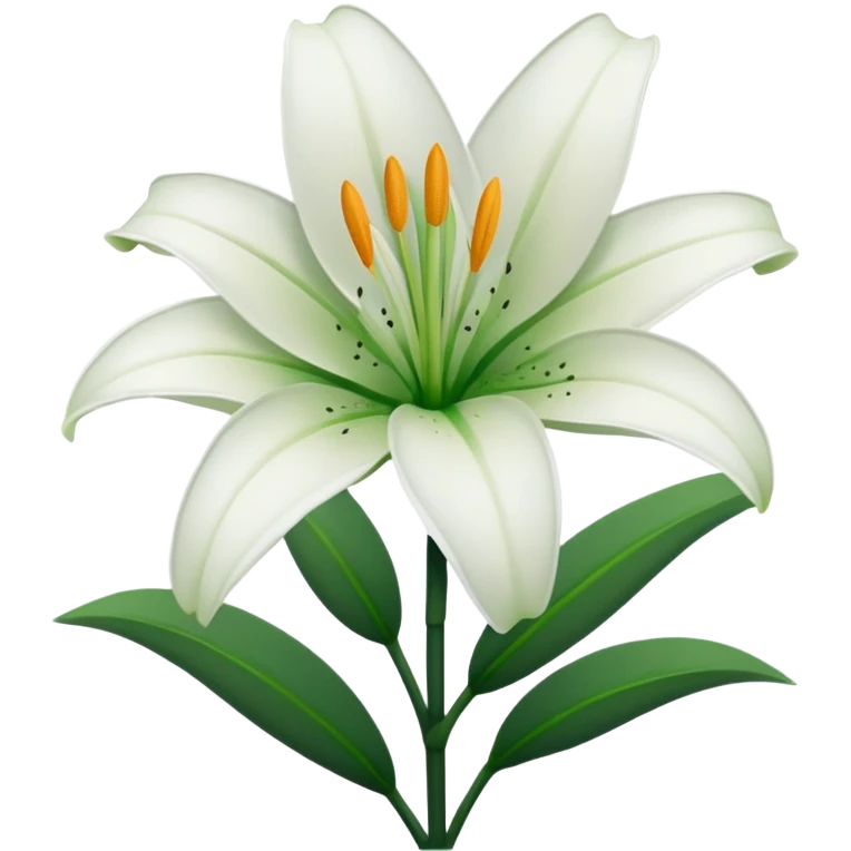  lillies black outline emoji