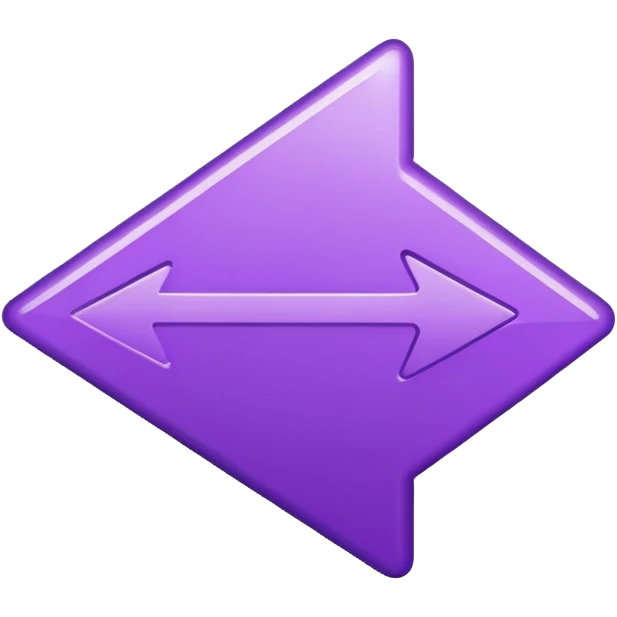 seta para direita roxa emoji