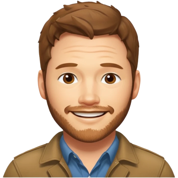 chris pratt from parks and rec emoji