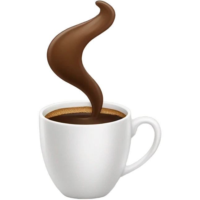 Spitting out coffee emoji