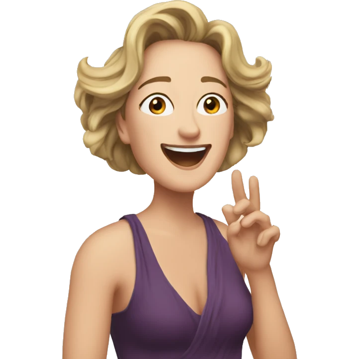 Meryl qui chante  emoji