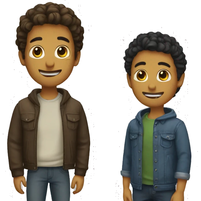 Duo de mejores amigos  emoji