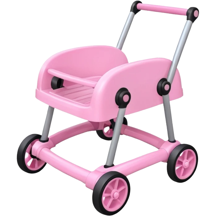 pink baby walker emoji