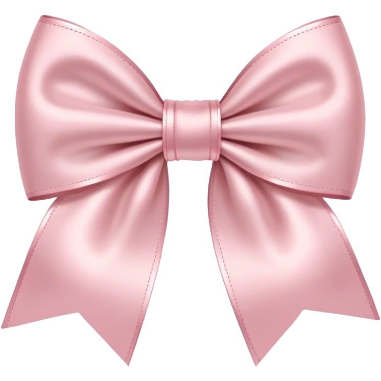 Pale Pink bow emoji