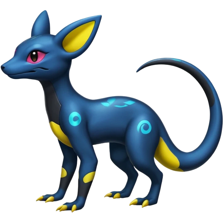 Shiny Salandit-Umbreon-Noibat-Hybrid (Full body) emoji