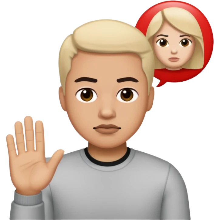 Disagree  bitmoji emoji