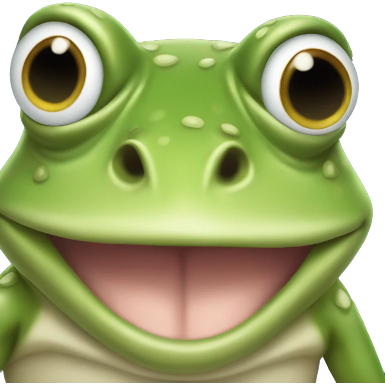 old frog emoji