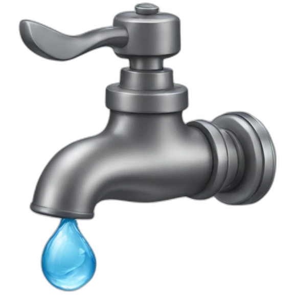Water faucet Apple emoji