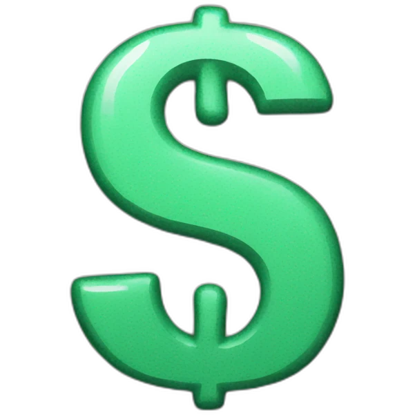 dollar sign emoji