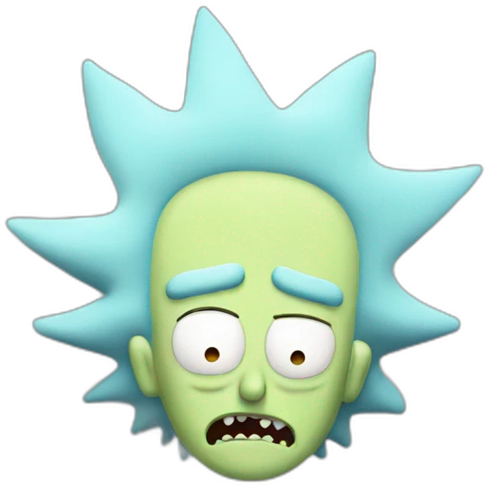 Rick drop Rick and morty emoji