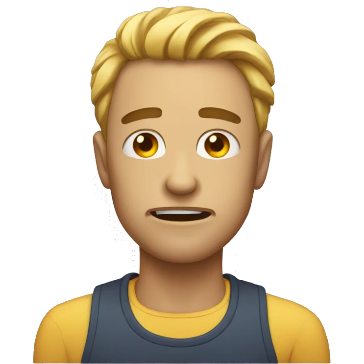 fake emotion emoji