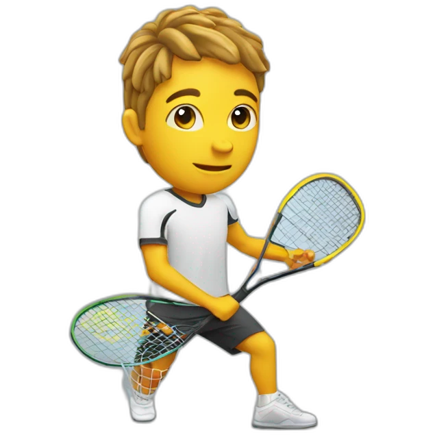 squash-player-with-racket emoji