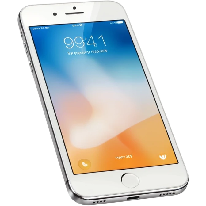 Téléphone apple  emoji