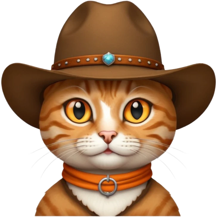 cowboy cat emoji