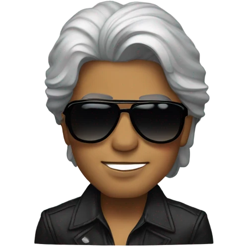 Michael Jackson in shades emoji