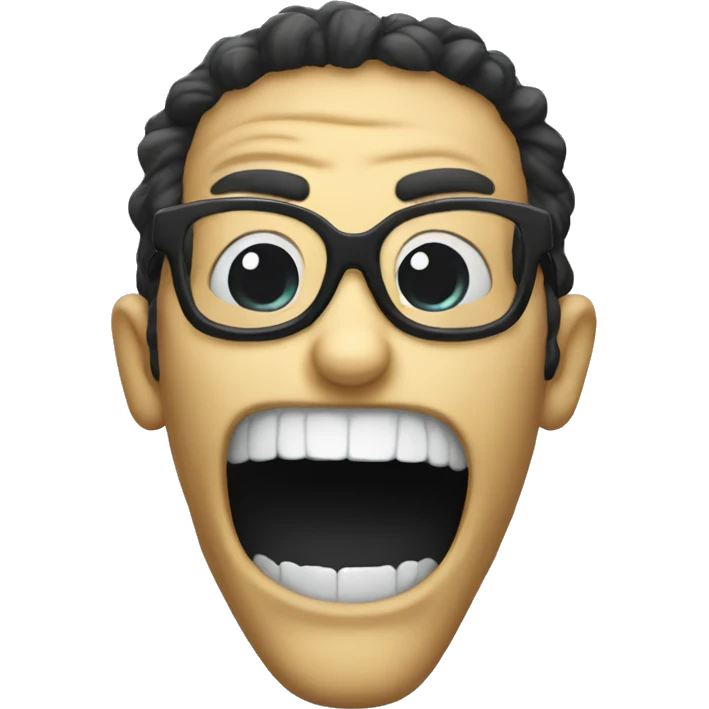 Venom with glasses emoji