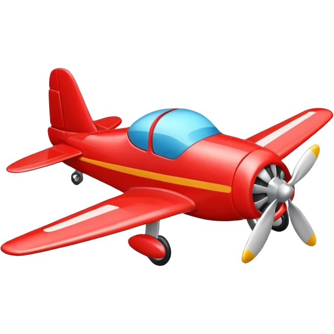 toy red plane emoji