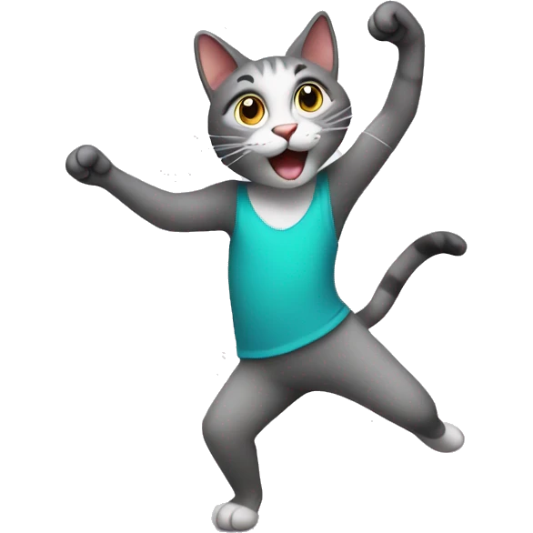 Dancing cat emoji