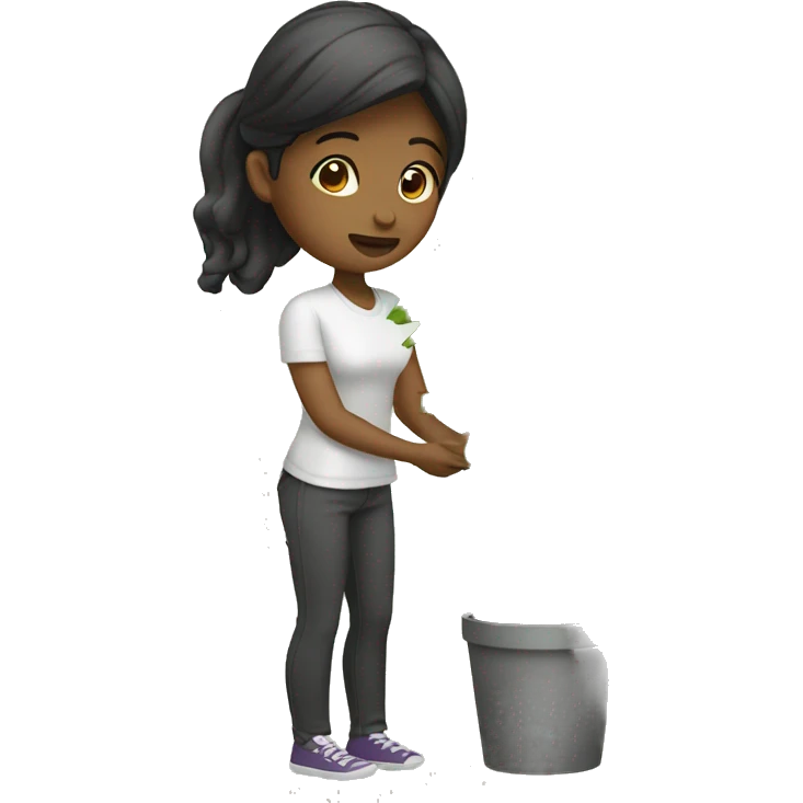 woman break plant  emoji