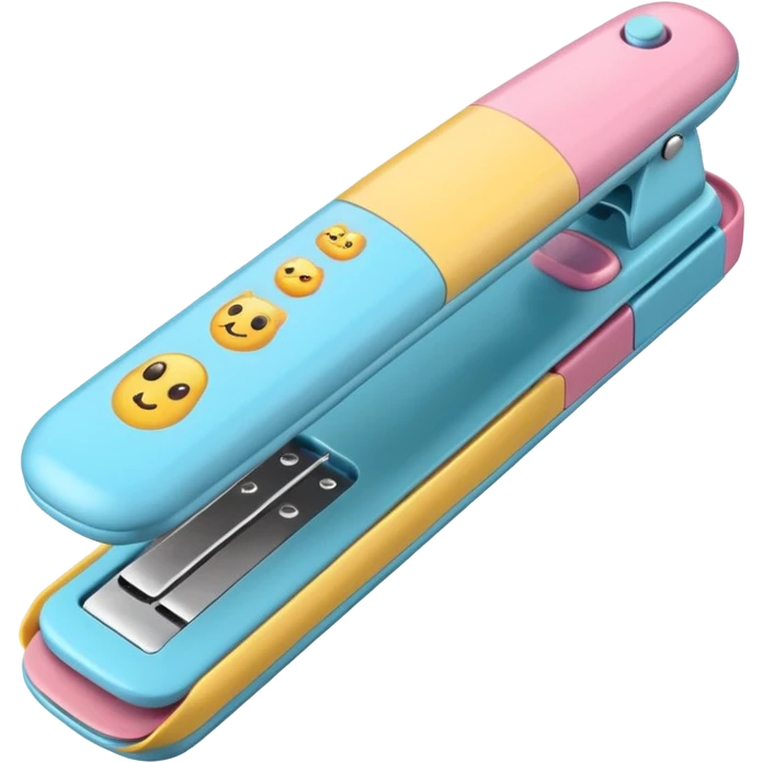 Cute Hair straightner different design emoji