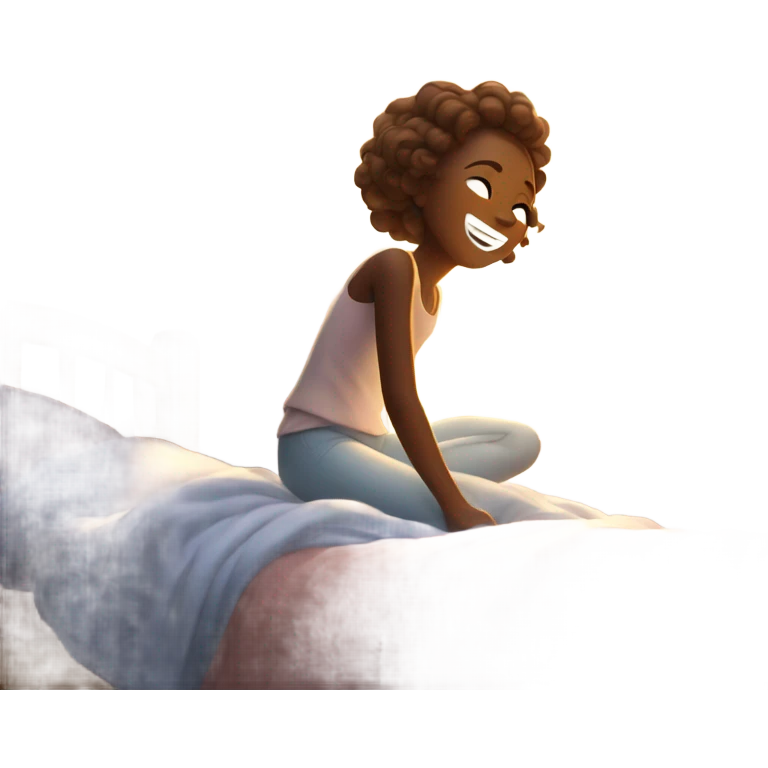 Girl wake up emoji