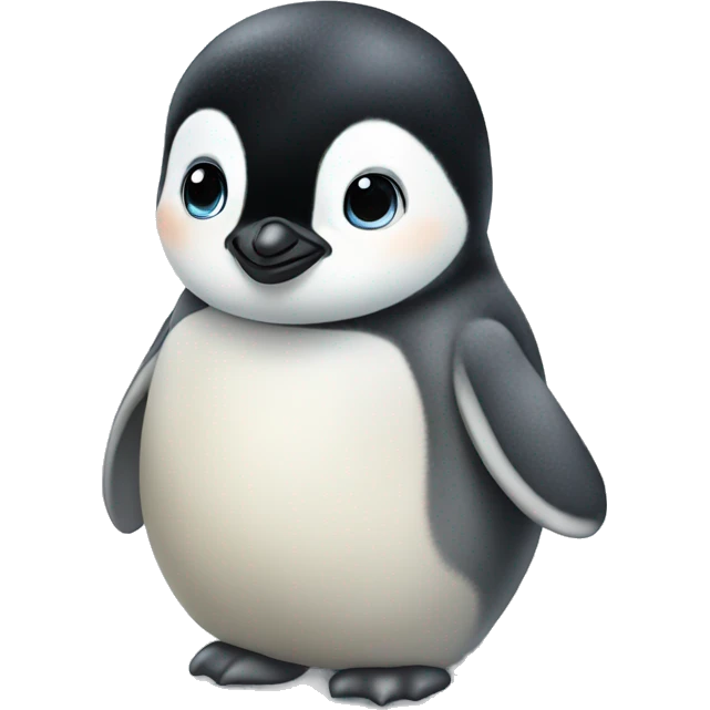 A baby emperor penguin  emoji
