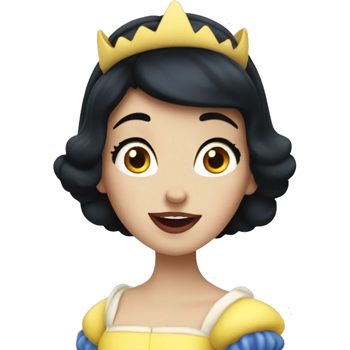 Snow white emoji