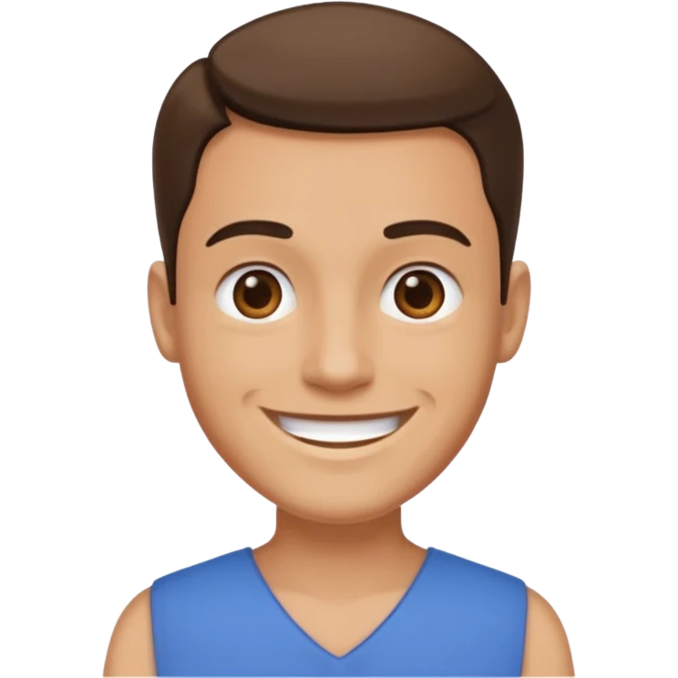 blue dress man emoji