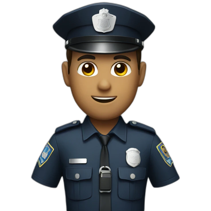 police man emoji