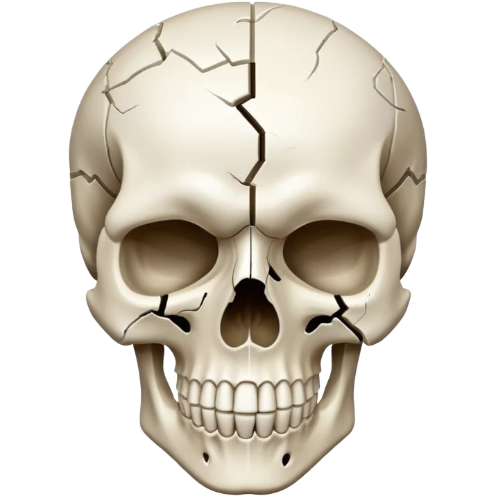 Mind blown skull emoji