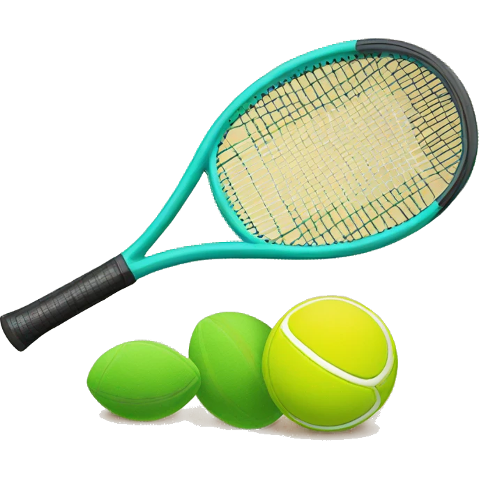 Beach tennis raquete  emoji