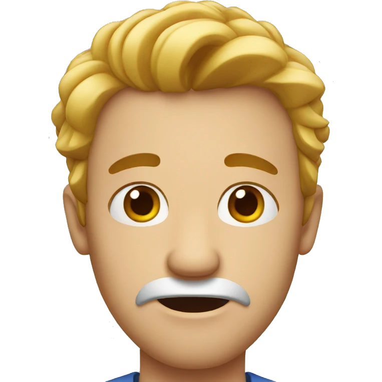 nervous man  emoji