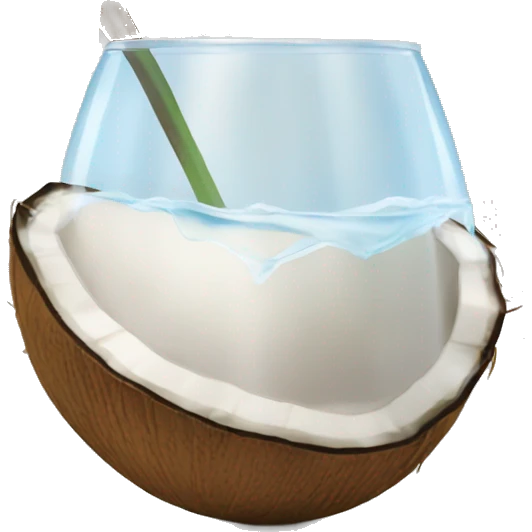 coconut water emoji