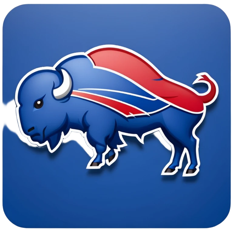 Cool Buffalo Bills Logo emoji
