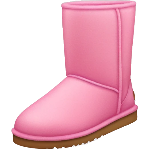 Pink ugg boot emoji