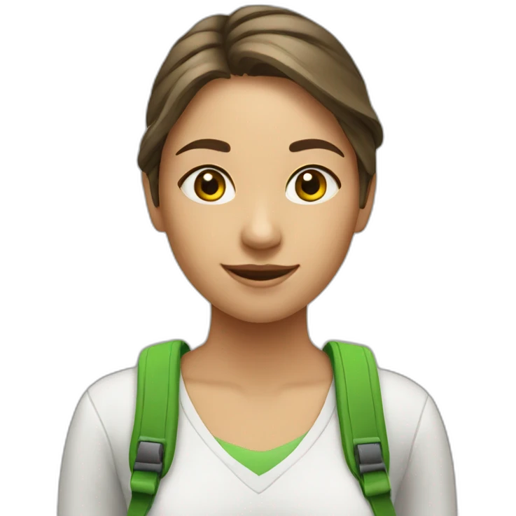 eco female student emoji