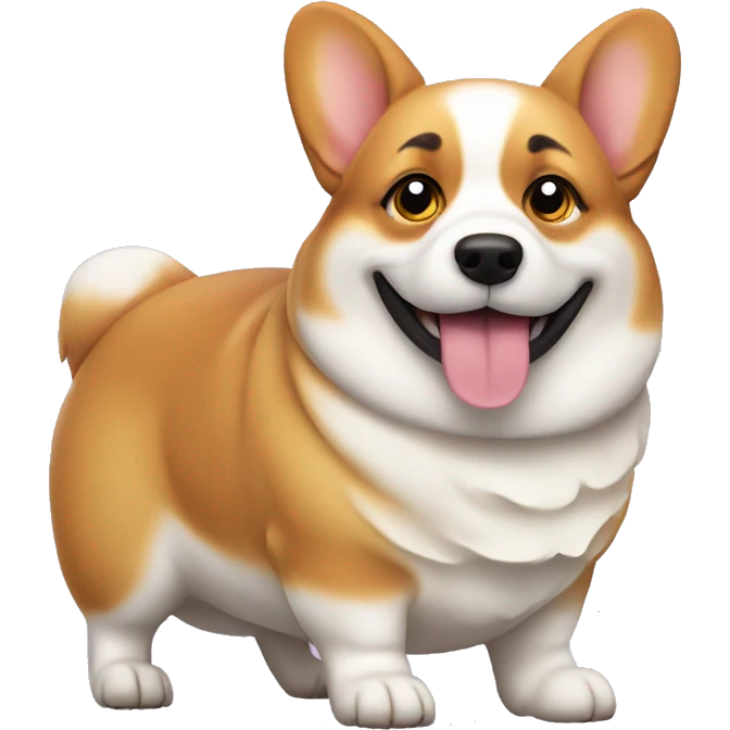 Fat corgi emoji