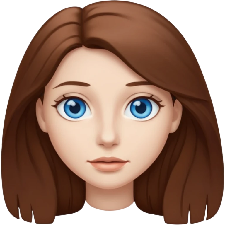 Amour impossible femme aux yeux bleu emoji