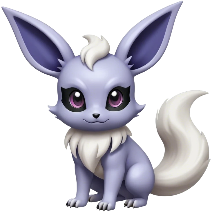 Cool Cute Kawaii Noibat-Eevee-Absol-Pokemon Full Body  emoji
