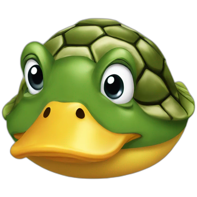 Animal duck turtle emoji