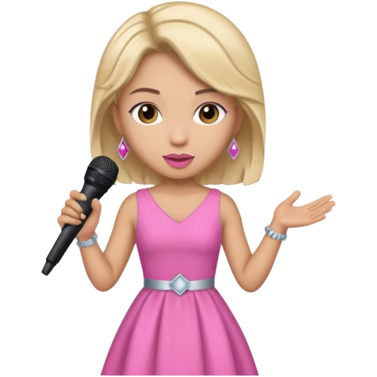 ice spice with microphone emoji