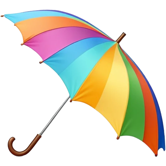 an open umbrella emoji
